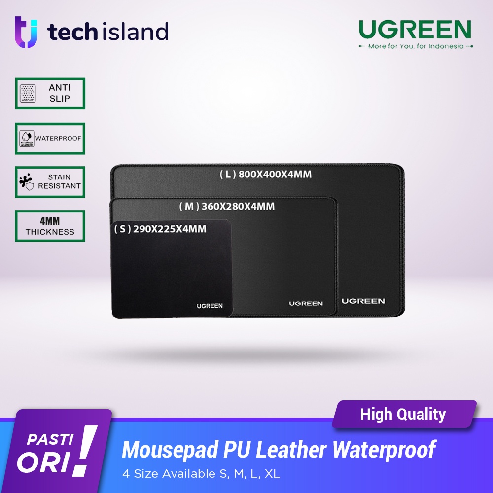 Jual Ugreen Mousepad Alas Keyboard Leather Waterproof Anti Slip High ...