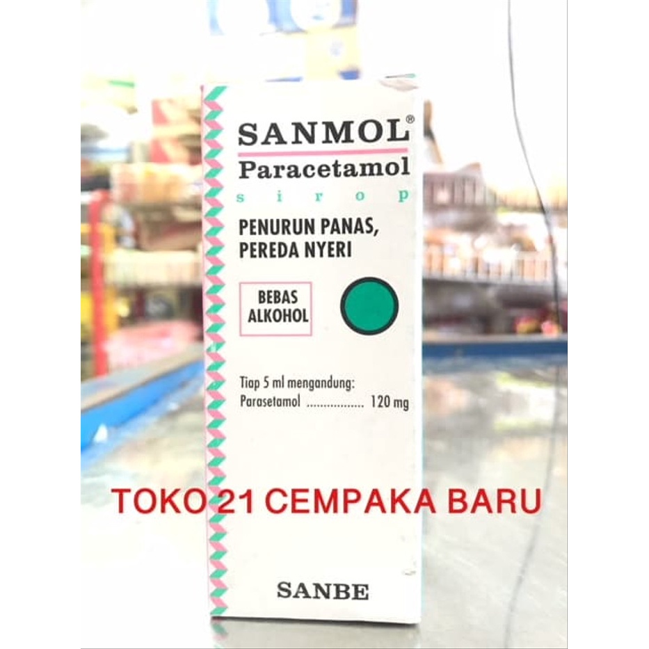 Jual Sanmol Paracetamol Syrup Botol Ml Obat Demam Panas Nyeri