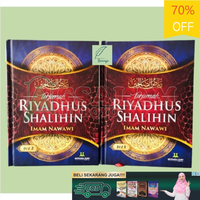 Jual Kitab Terjemah Riyadhus Shalihin 2 Jilid Riyadus Solihin Imam