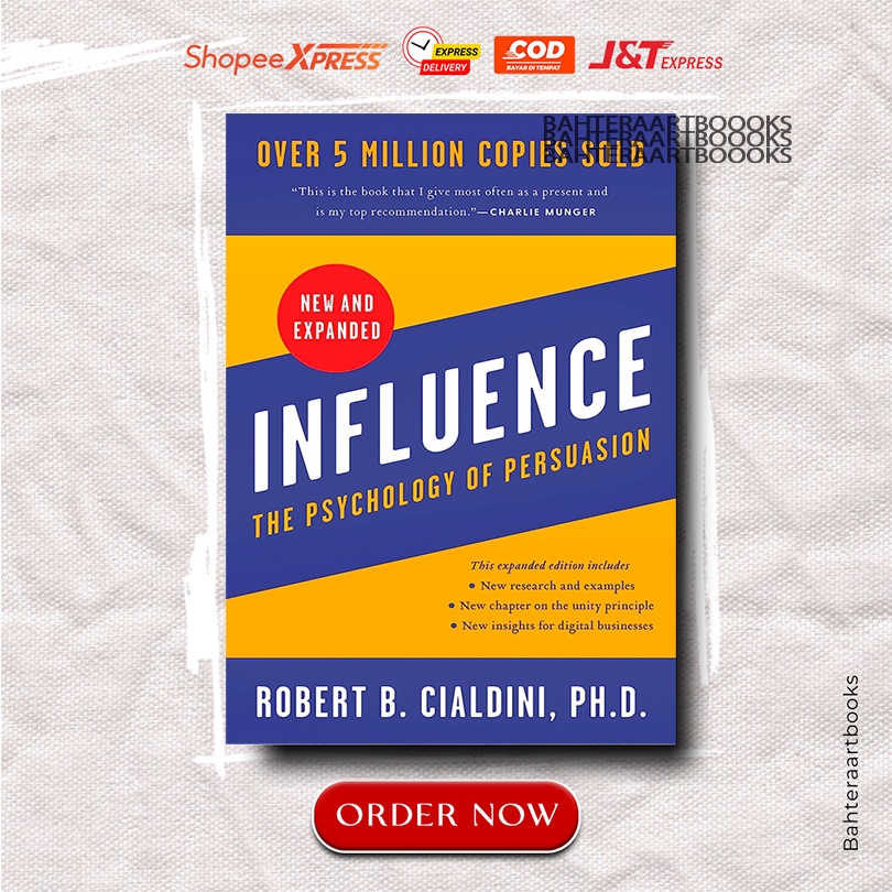 Jual Influence : The Psychology Of Persuasion By Robert B. Cialdini ...