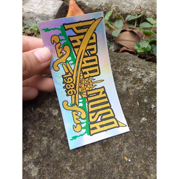 Jual Stiker Viral stiker hologram pelangi / sticker vinil PN ...