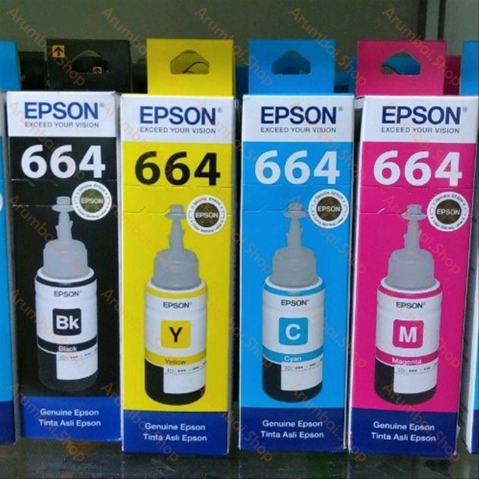 Jual Tinta Printer 664 Epson Original ink | Shopee Indonesia