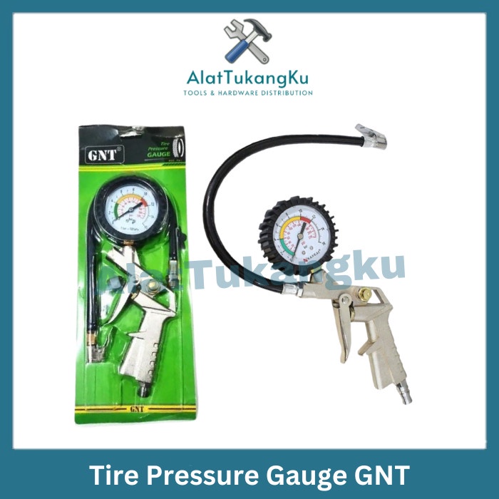 Jual Alat Ukur Isi Angin Ban Air Chuck Inflator Pressure Gauge In