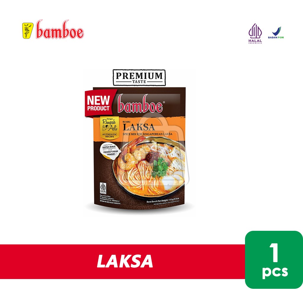 Jual Bamboe Bumbu Asia Laksa Singapore 110 Gr Shopee Indonesia