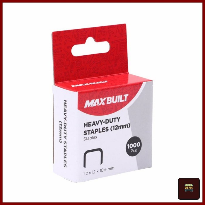 Jual MAXBUILT Step Gun Refill / Isi Ulang Staples Tembak 12 Mm 1000 Pcs ...