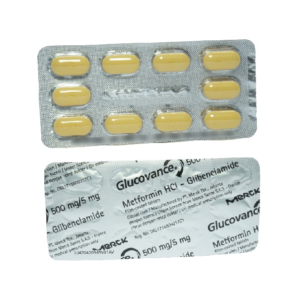 Jual GLUCOVANCE 5/500MG 1 STRIP 15 TABLET | Shopee Indonesia