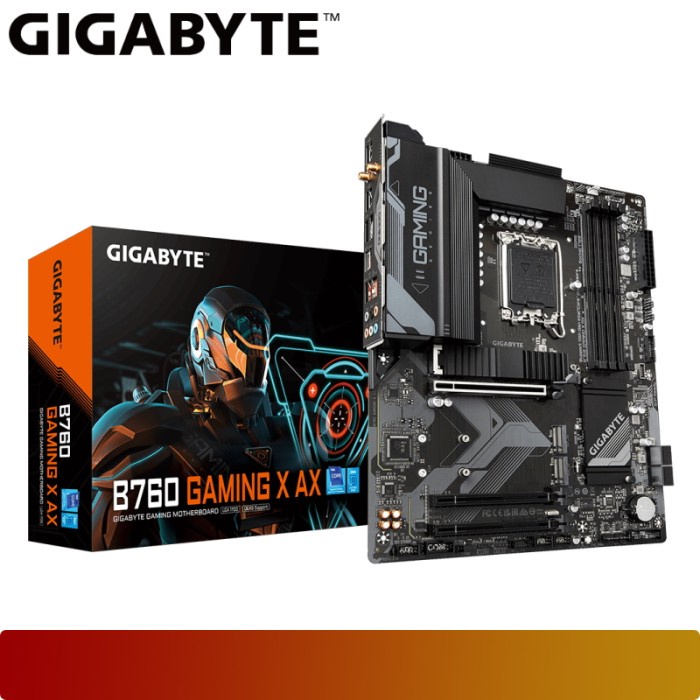 Jual GIGABYTE B760 GAMING X AX | Motherboard Intel B760 LGA 1700 DDR5 ...