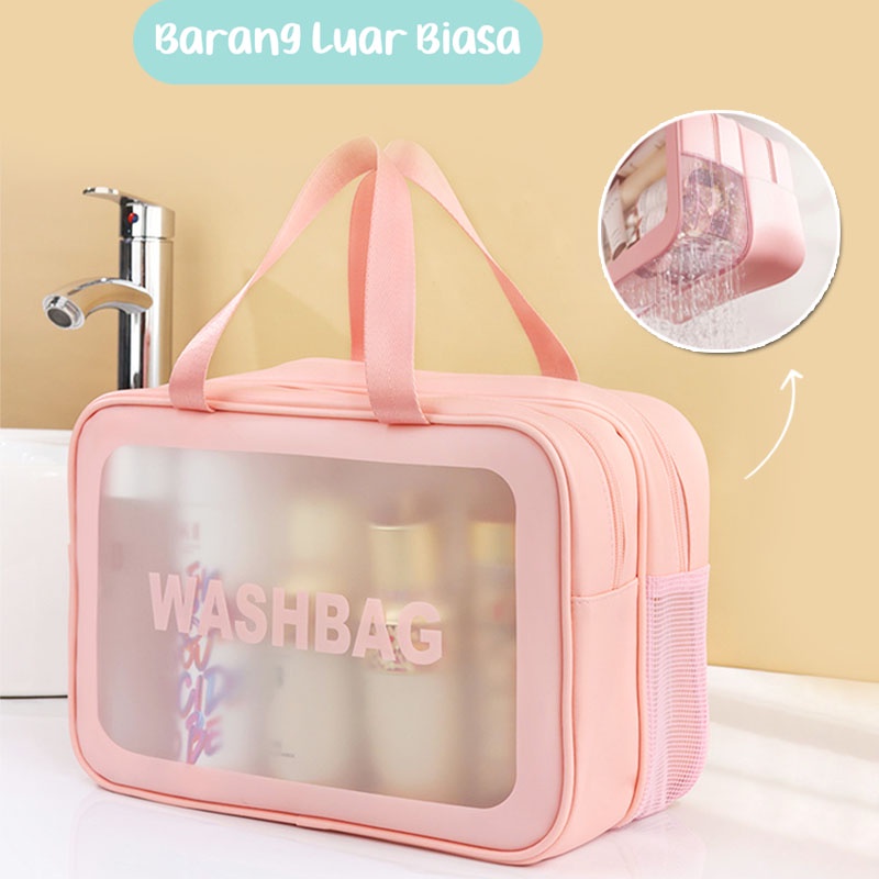 Jual BLB Washbag Double Layer Tas Make Up Kosmetik Tas Travel Organizer