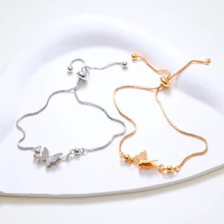 Hyl Jewelry 299B Couple Gelang Titanium Wanita Bangle Bracelet Terbaru Anti Karat Dan Keroncong Lilit Asli Silver Terbaru Tdk Luntur Selamanya Lapis Emas Original Pria Ori Import