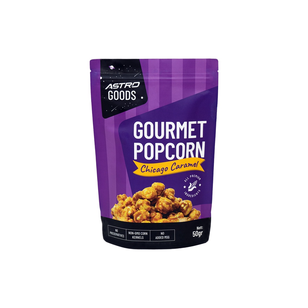 Jual Astro Goods - Popcorn Premium Chicago Caramel 50 gram | Snack ...