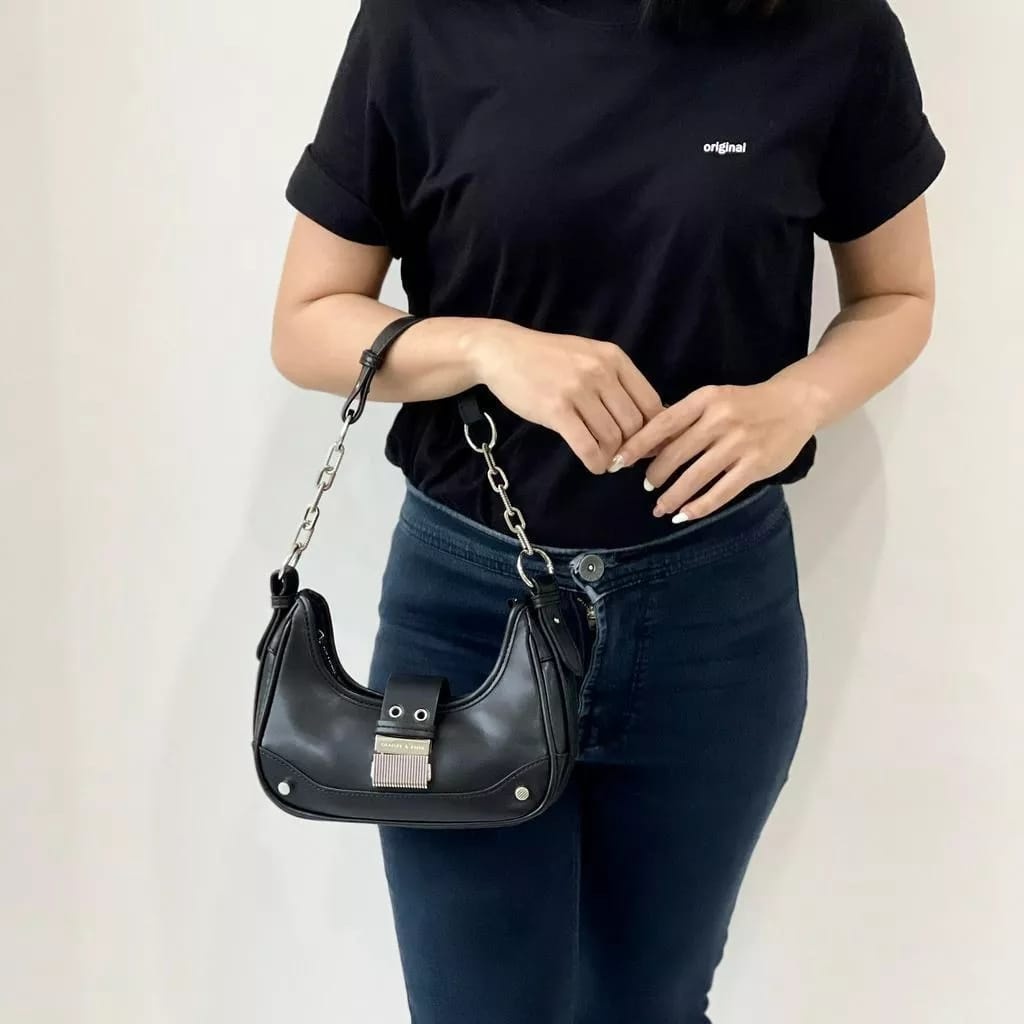 Jual [4.4 Bagi-Bagi Bonus Sale] - Tas Wanita CK Rabbit Tweed Handle TC ...