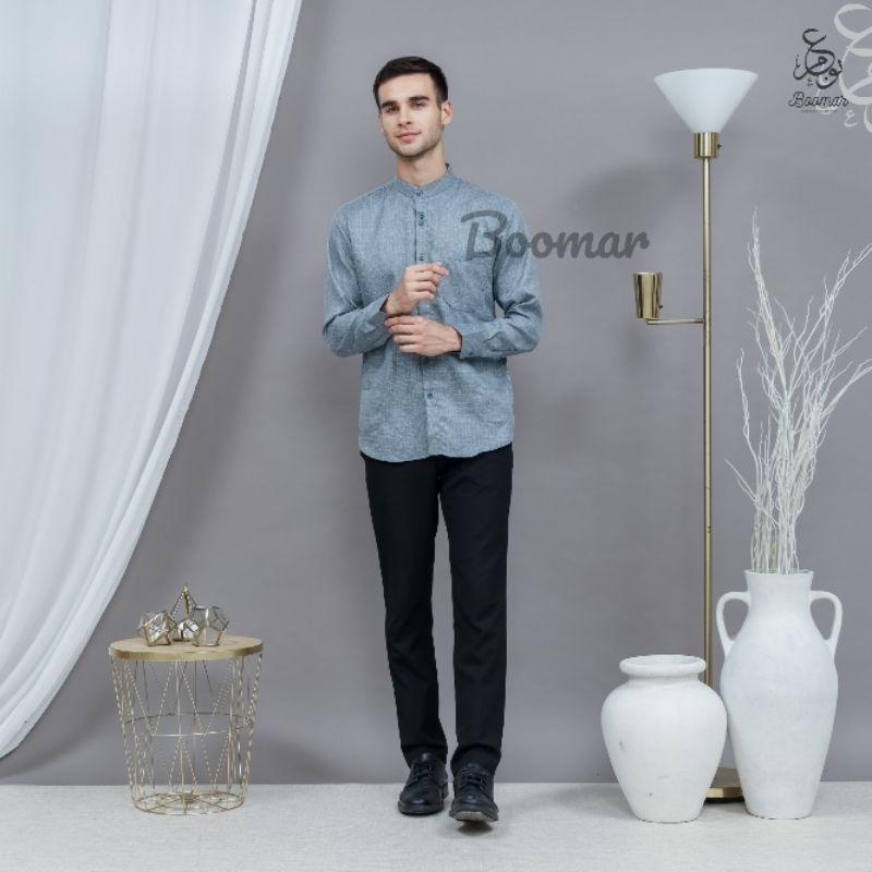 Jual Boomar - Kemeja Koko Pria Exclusive Linen Premium Lengan Panjang ...