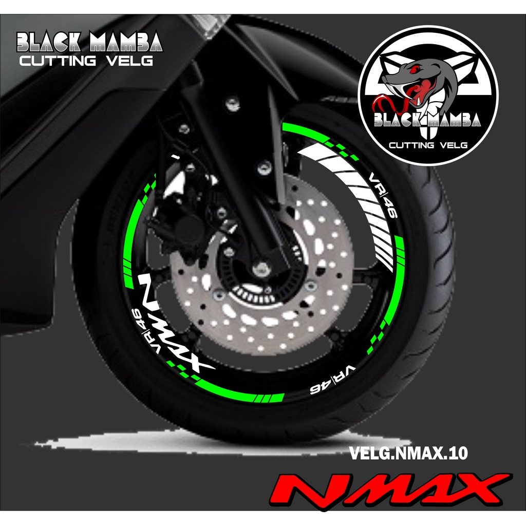 Jual Cod Cutting Sticker Velg Nmax Stiker Lis List Variasi Ban Velg Yamaha Nmax Shopee