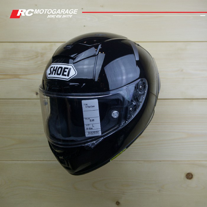 harga helm shoei x14 black X-15 Helmet - Gloss - Size M tested and refined aerodynamics and ventilation performance X Fourteen Fl Face Shoei