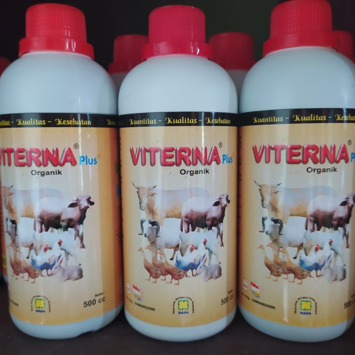 Jual VITERNA PLUS Vitamin Ternak Organik Nasa 500cc Nasa Tangerang