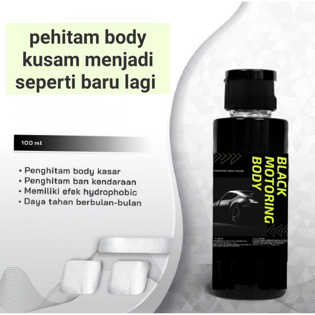 Jual penghitam body kasar motor & mobil body kusam hitam kembali ...