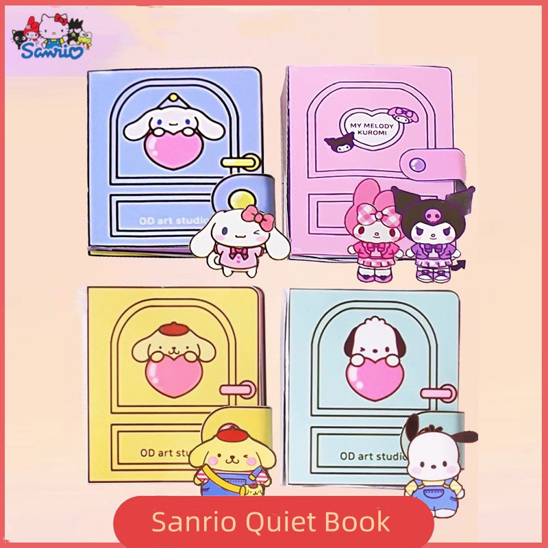 Jual Sanrio Quiet Book Kartun Anime Kuromi My Melody Pochacco ...