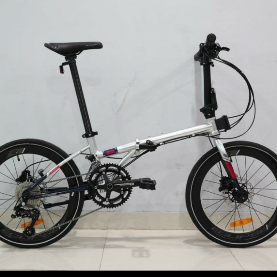 Jual Sepeda lipat 20 inc element nicks 2x10 speed rem oli hidrolik hub ...