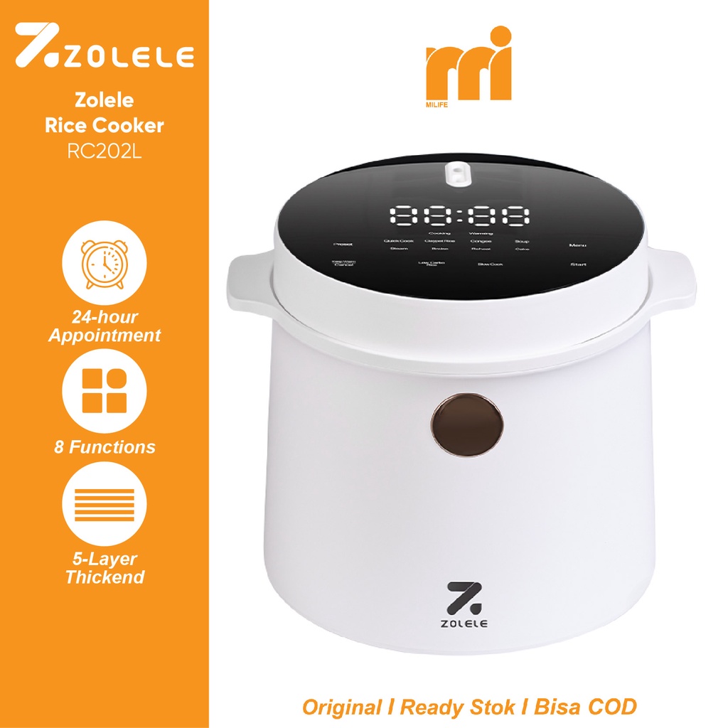 Jual ZOLELE RC202L Low Sugar Rice Cooker 2L Multi Function Cooke Rice