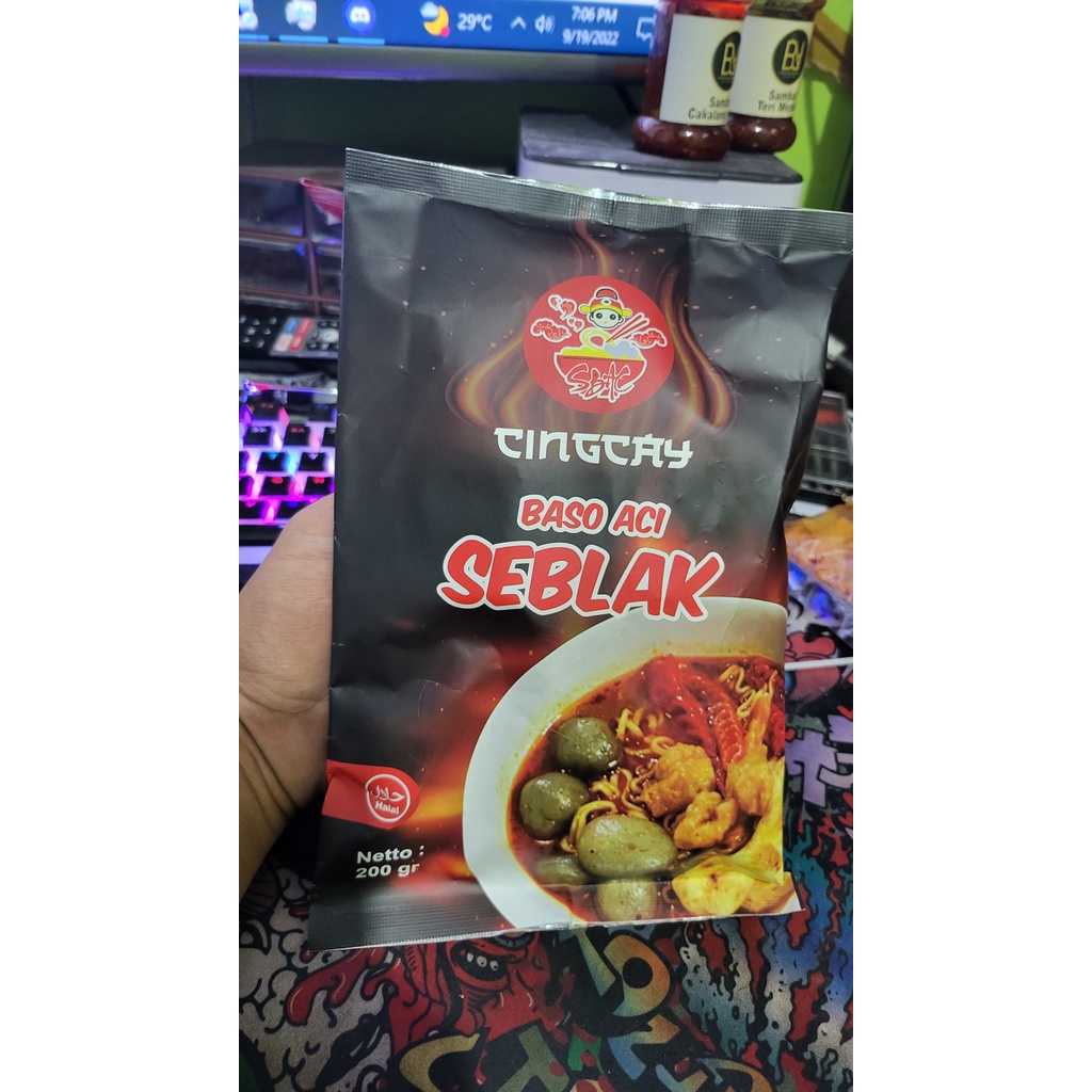 Jual Baso Aci Cingcay Radja Rasa Bakso Aci Cingcay Tulang Rangu Cewol