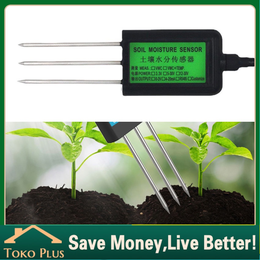 Jual 3in1 Soil NPK Sensor nitrogen phosphorus Potassium tester - Alat ...