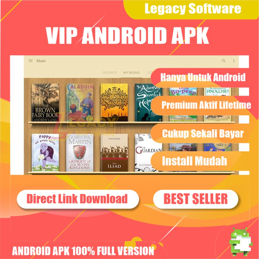 Jual eReader Prestigio Pro Book Reader Lifetime APK (Pro Unlocked