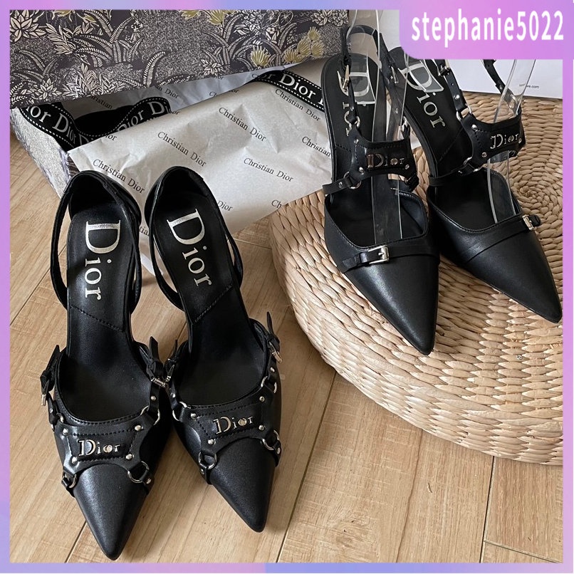 Dior Tribales Patent Leather Black Heels Jual Sepatu Heels Dior