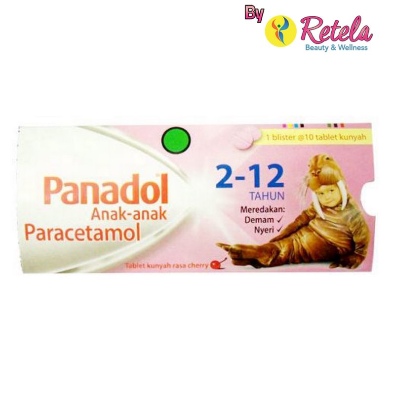 Jual PANADOL ANAK CHEW CHERRY 1 STRIP 10 TABLET | Shopee Indonesia