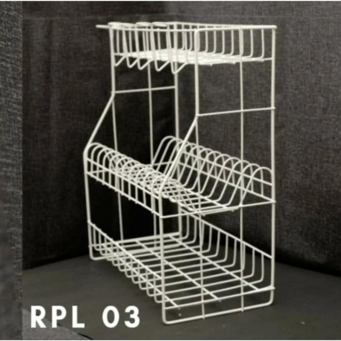 Jual Rak Piring RPL 03 Rak Piring Susun 3 Rak Piring Wastafel ORIGINAL ...