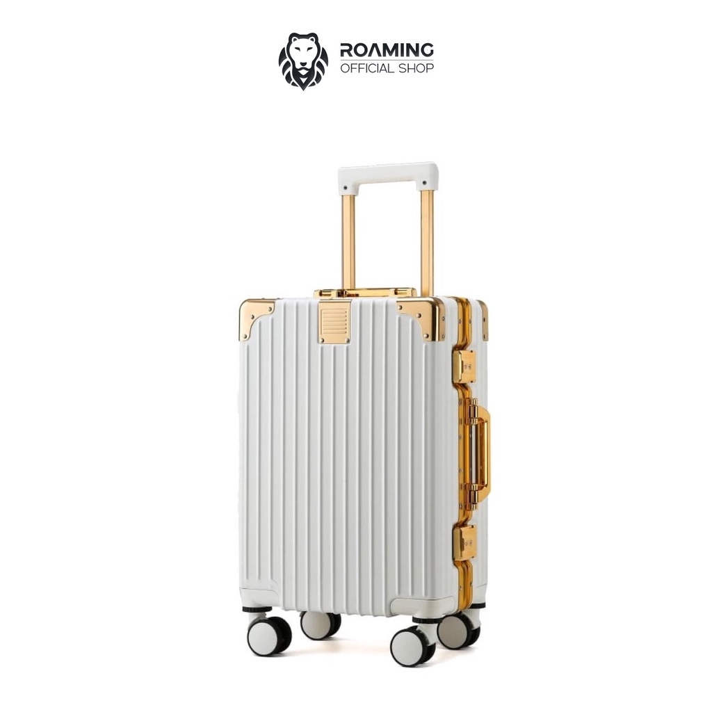 Jual Roaming Koper Cantik List Gold Kabin & Bagasi T088 | Shopee Indonesia