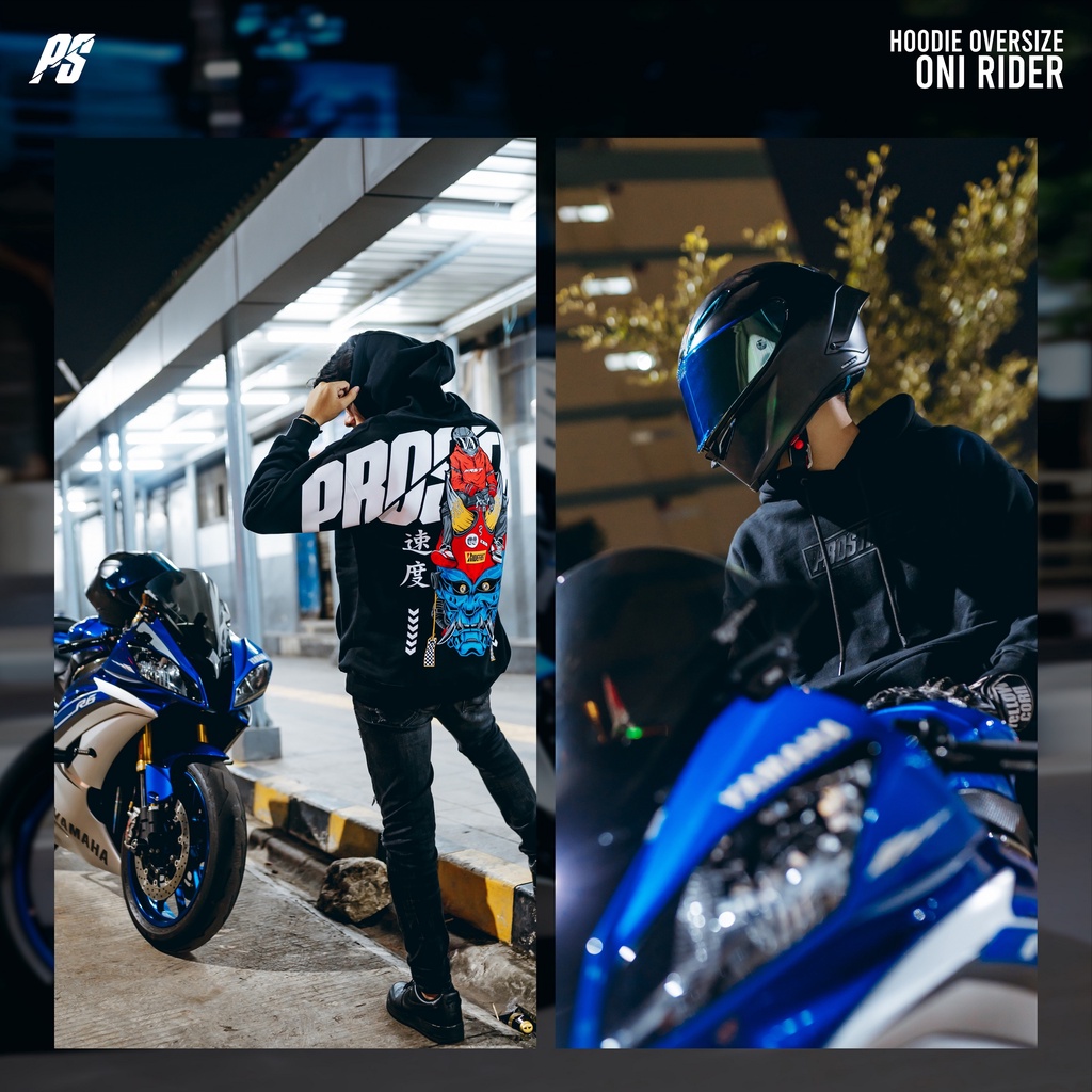 Jual Hoodie Oversize Prostreet Oni Rider | Shopee Indonesia