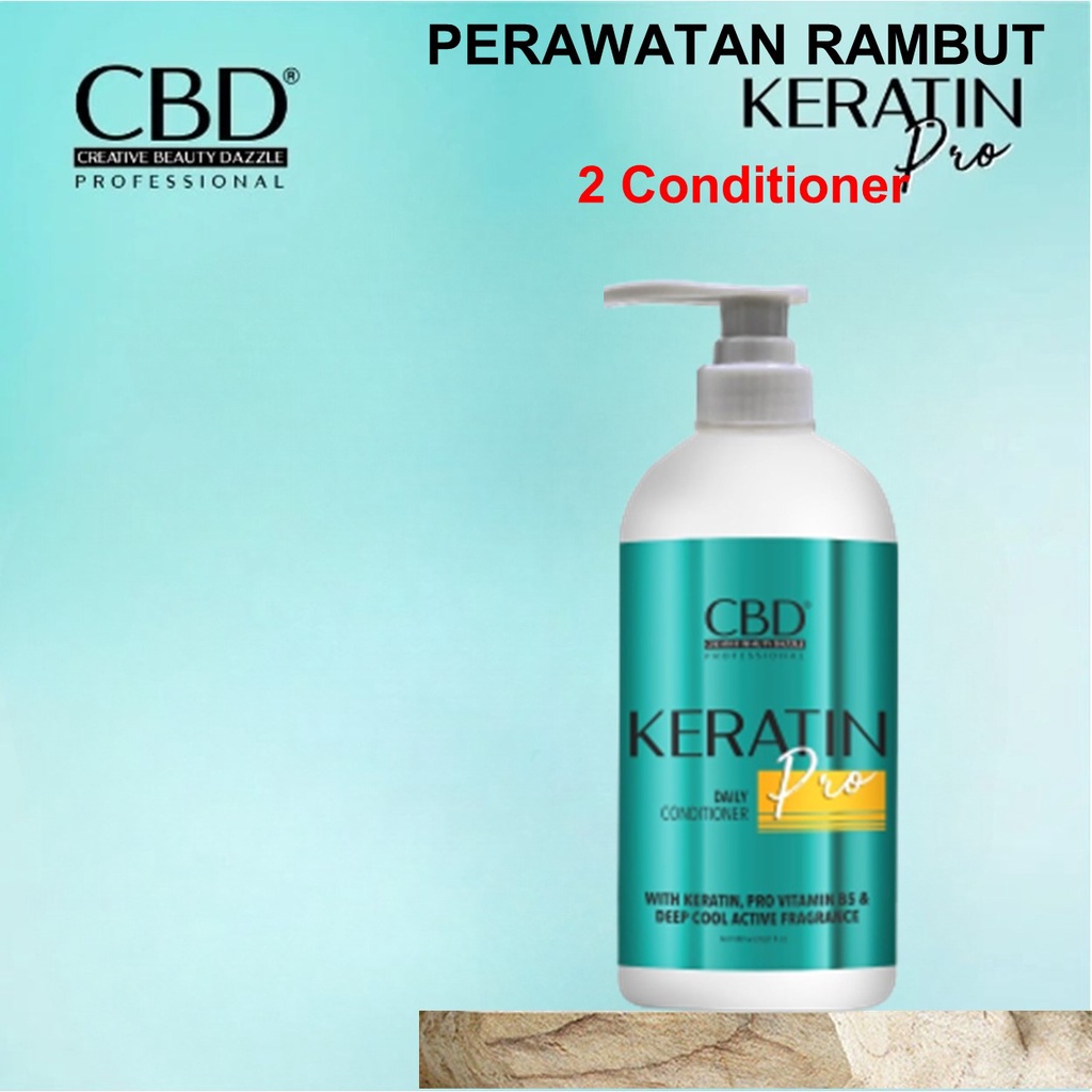 Jual CBD Professional Keratin Pro Daily Shampoo + Conditioner - FYC ...