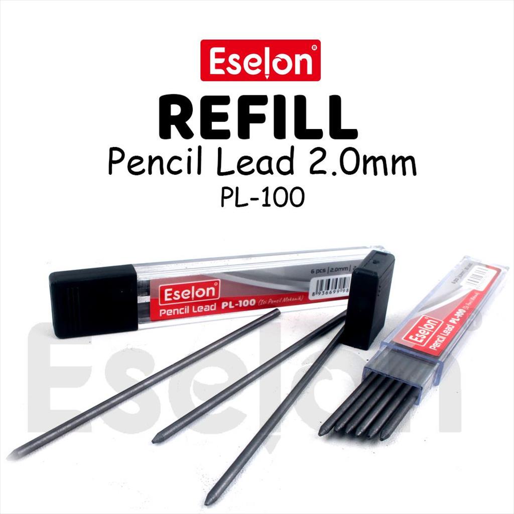 Jual Refil Isi Pensil Mekanik 2 0 Mm Eselon Pl 100 Refill Pensil 2b