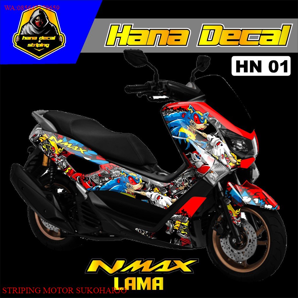 Jual Premium Dekal Stiker Decal Sticker Yamaha Nmax 155 Old Fullbody