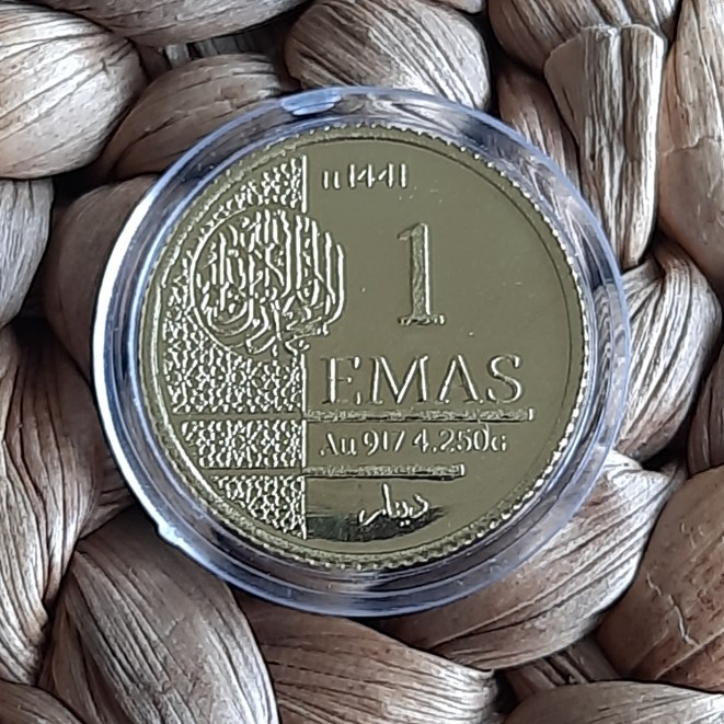Jual 1 DINAR WAKALA AMIR TIKWAN RAYA KOIN EMAS 4,25 GR GRAM GOLD COIN ...