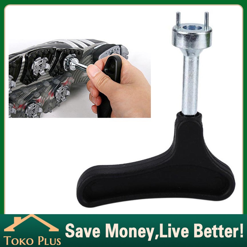 Jual Golf Spike Ratchet Handle Wrench Tool Bits Golf Remover For Shoe ...