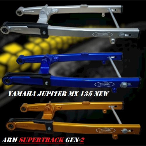 Jual swing arm jupiter mx 135 double disc supertrack gen 2 oval gold