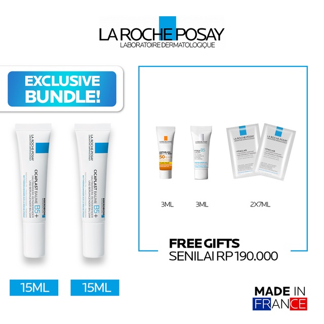 Jual Exclusive] La Roche Posay Cicaplast Baume B5+ Mini Twinpack Shopee Indonesia