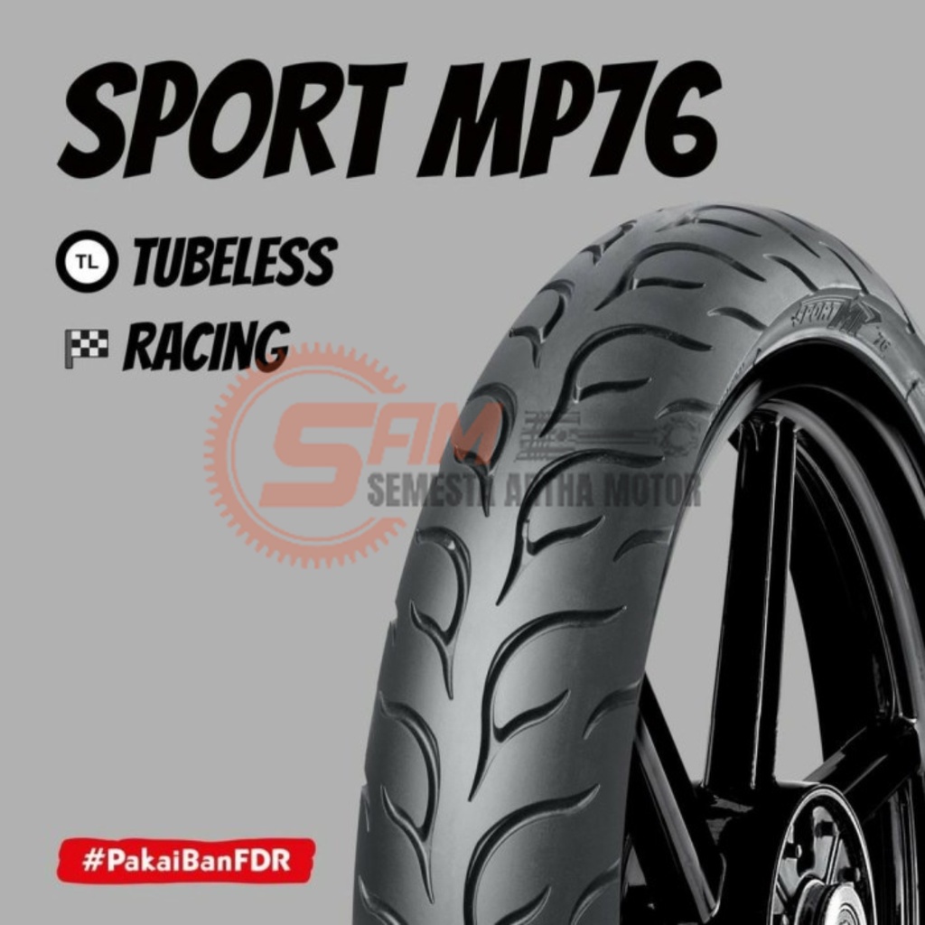 Jual Ban Luar FDR MP76 Soft Compound 90/80 Ring 14 Tubeless Motor Matic ...