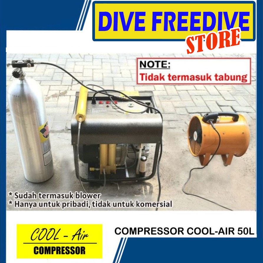 Jual Compressor Cool-air 50L Elektrik Electric Kompresor Listrik ...
