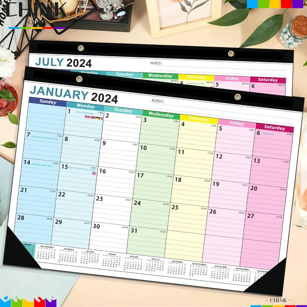Jual Chink Kalender Dinding Inggris, Jadwal Nota Perencanaan Tahun