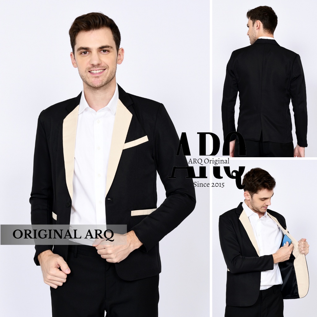 Jual Jas Keren Style Terbaru Terlaris Termurah Jas Blazer Hitam Pria