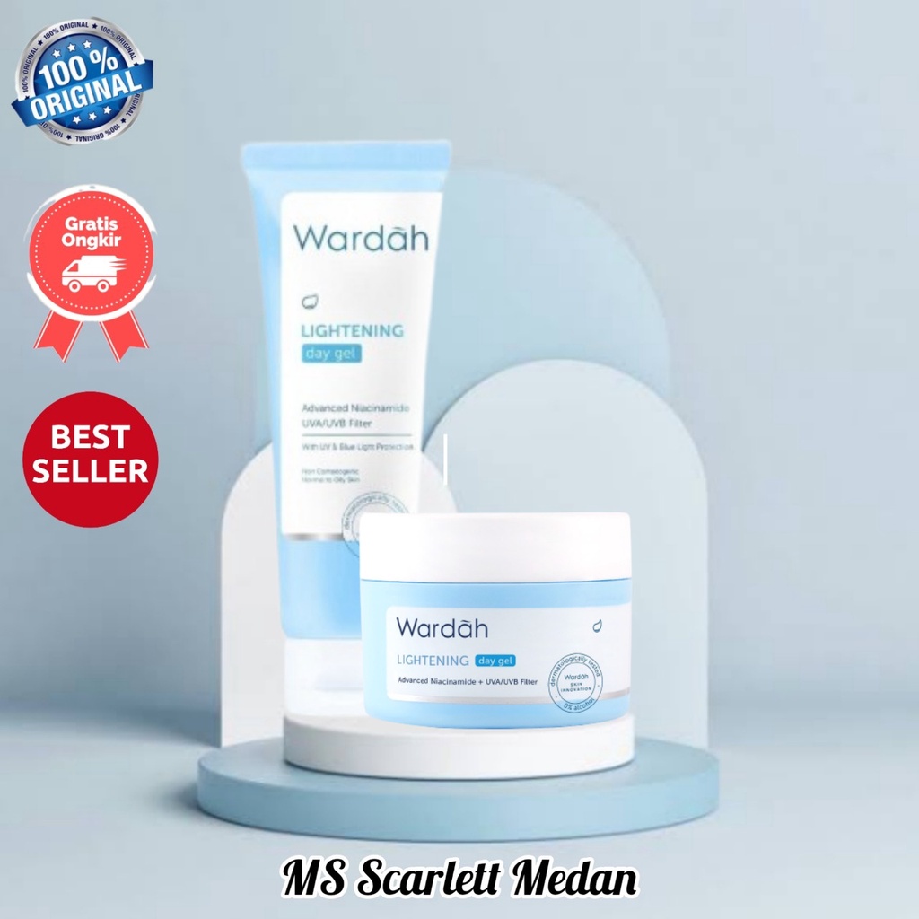 Jual WARDAH Lightening Day Gel Advanced Niacinamide 20ml & 30gr MS