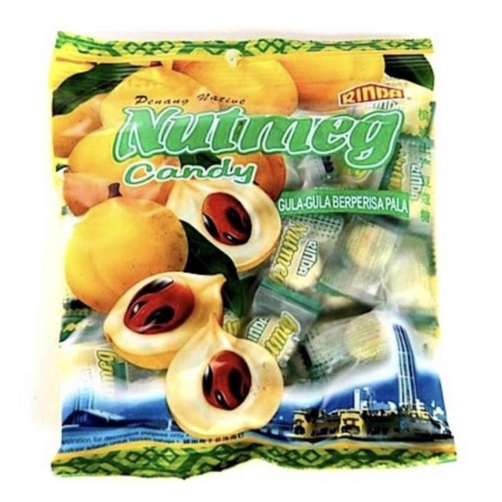 Jual permen rasa buah pala rinda nutmeg candy 200 gr FM | Shopee Indonesia