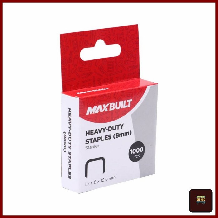 Jual MAXBUILT Step Gun Refill / Isi Ulang Staples Tembak 8 Mm 1000 Pcs ...