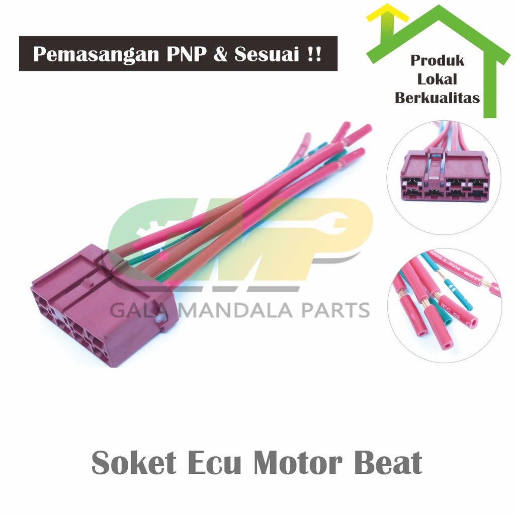 Jual Soket Kabel Ecu Kiprok Beat Fi Vario Scoopy Esp Socket Ecm Acg