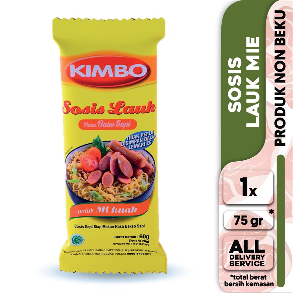 Jual Kimbo Sosis Lauk Rasa Baso Sapi Shopee Indonesia