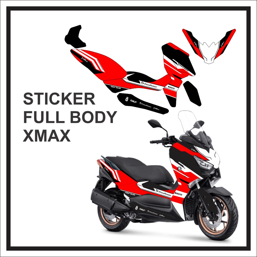 Jual Stiker Decal Sticker Stipping Variasi Aksesoris Motor YAMAHA XMAX ...