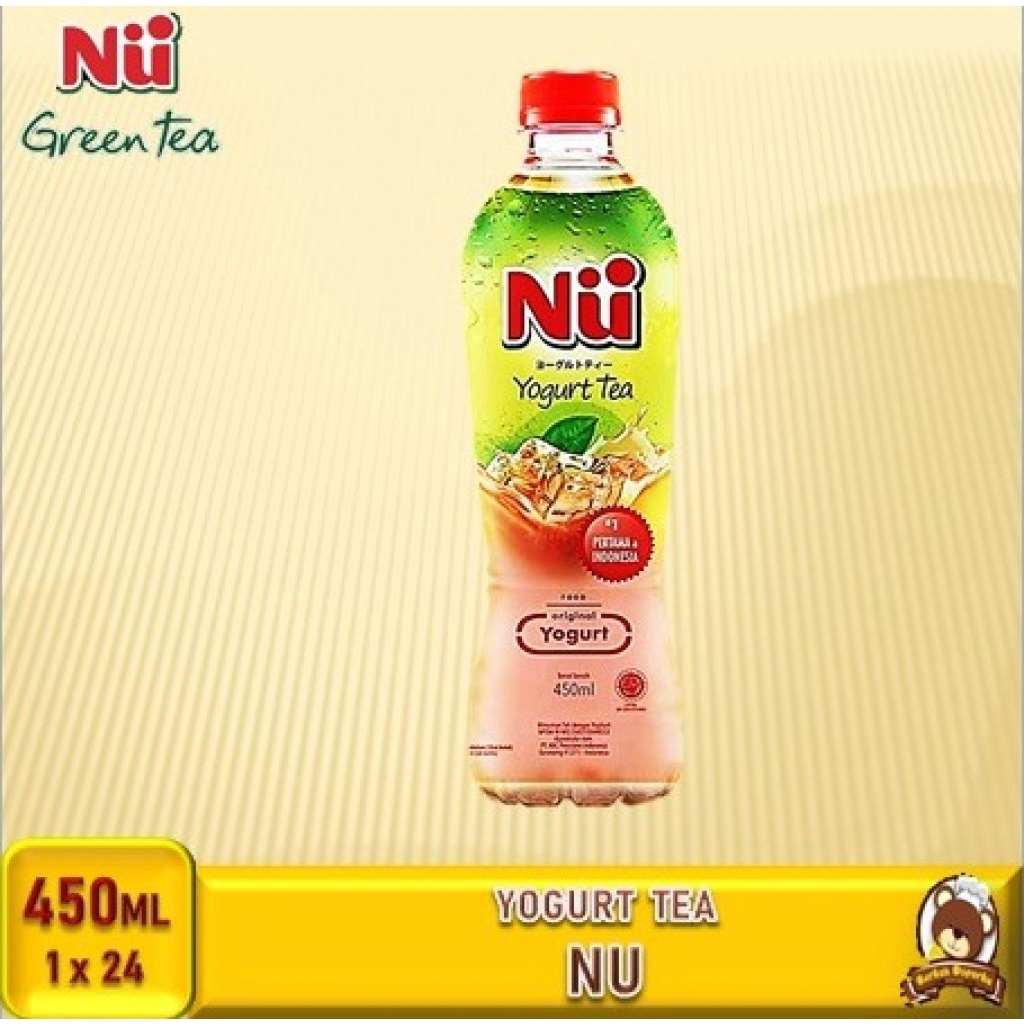 Jual Nu Green Tea Yogurt Tea Minuman Teh Rasa Yoghurt 450ml Distributor Frozen Food Bogor