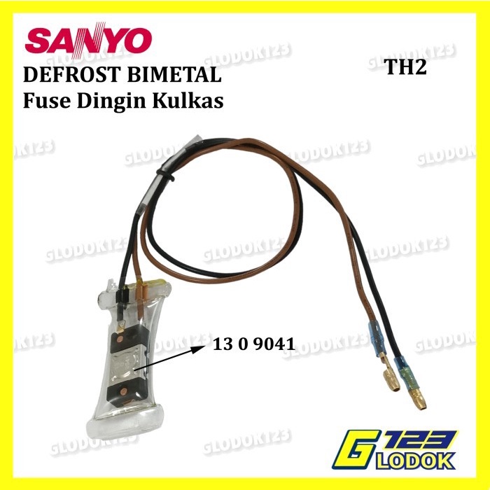 Jual Defrost Bimetal Fuse Dingin Kulkas Sanyo Aqua Yamada 2 Kabel